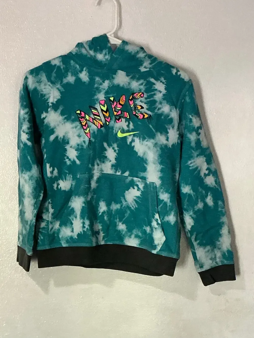 Nike blue/green white hoodie  sizes medium